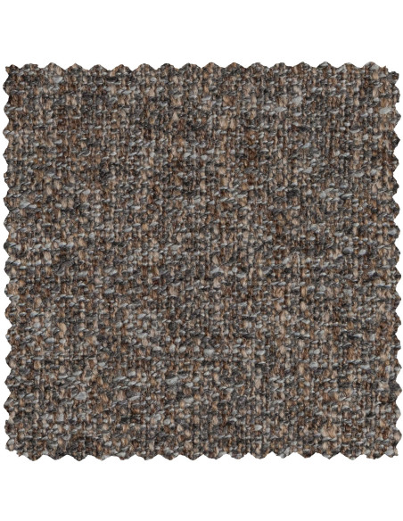 Fauteuil pivotant Baggy Tissu tissé mélangé gris chaud woood