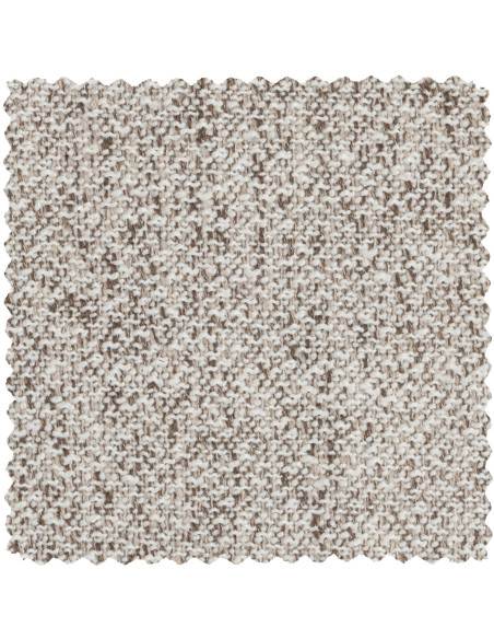 Fauteuil pivotant Baggy Tissu tissé mélangé naturel woood