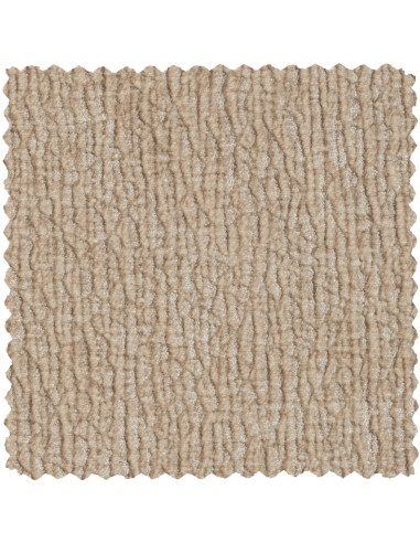 Fauteuil pivotant Baggy 3D chenille sable woood