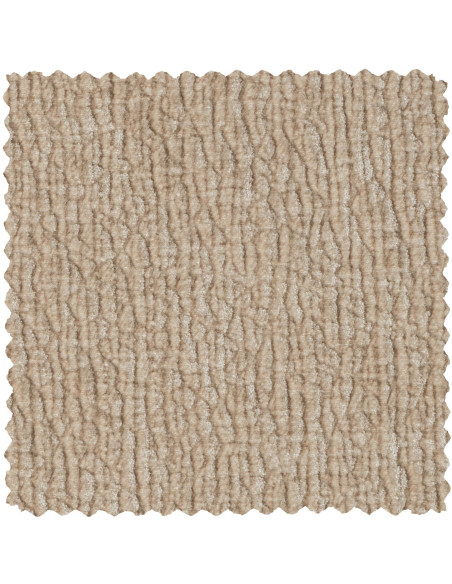 Fauteuil pivotant Baggy 3D chenille sable woood Fauteuil pivotant Baggy 3D chenille sable woood