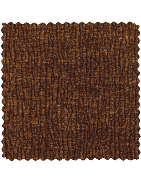 Fauteuil pivotant Baggy 3D chenille brun moyen woood