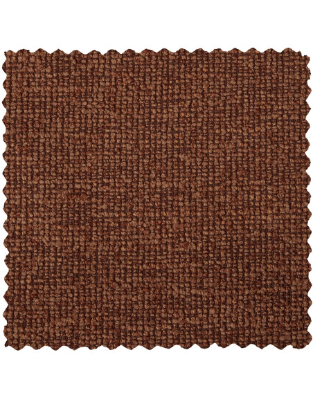 Banquette 2 places Mojo Droite bouclé mélangé brun rouille woood Banquette 2 places Mojo Droite bouclé mélangé brun rouille woood