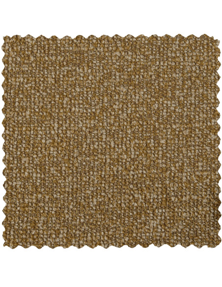 Banquette 2 places Mojo Droite bouclé mélangé jaune brun woood Banquette 2 places Mojo Droite bouclé mélangé jaune brun woood