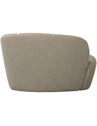 Banquette 2 places Mojo Droite bouclé mélangé beige woood