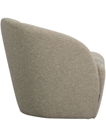 Banquette 2 places Mojo gauche bouclé mélangé beige woood Banquette 2 places Mojo gauche bouclé mélangé beige woood