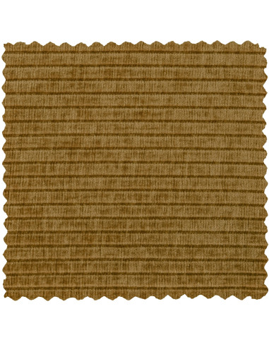 Banquette 2 places Mojo gauche tissu côtelé tissé jaune miel woood
