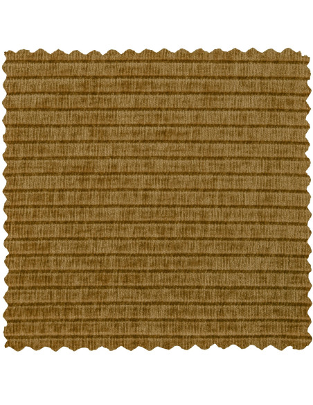 Banquette 2 places Mojo gauche tissu côtelé tissé jaune miel woood Banquette 2 places Mojo gauche tissu côtelé tissé jaune miel woood