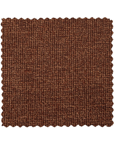 Banquette de table Mojo 164cm tissu bouclé mélangé brun rouille woood