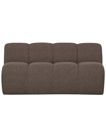Banquette de table Mojo 164cm tissu bouclé mélangé brun woood Banquette de table Mojo 164cm tissu bouclé mélangé brun woood