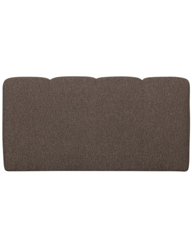 Banquette de table Mojo 164cm tissu bouclé mélangé brun woood