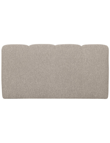 Banquette de table Mojo 164cm tissu bouclé mélangé beige woood