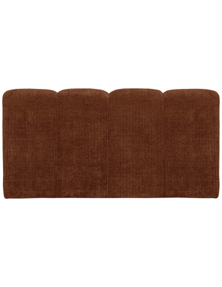 Banquette de table Mojo 164cm tissu côtelé tissé brun woood Banquette de table Mojo 164cm tissu côtelé tissé brun woood