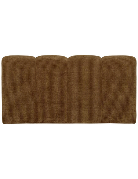 Banquette de table Mojo 164cm tissu côtelé tissé jaune miel woood Banquette de table Mojo 164cm tissu côtelé tissé jaune miel woood