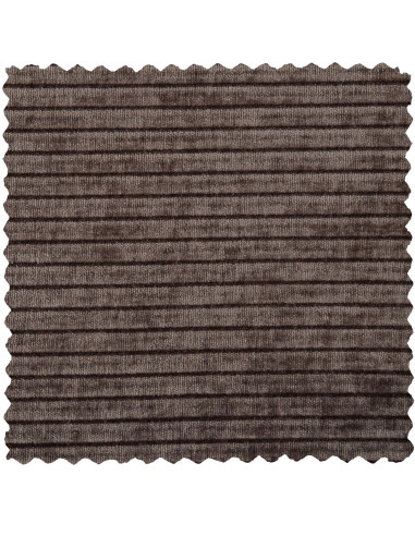 Banquette de table Mojo 164cm tissu côtelé tissé brun woood