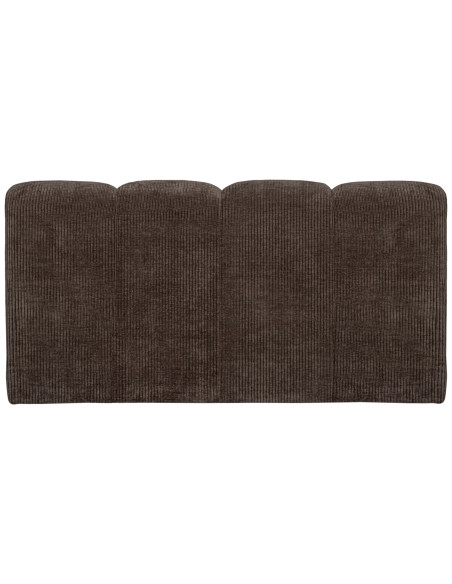 Banquette de table Mojo 164cm tissu côtelé tissé brun woood Banquette de table Mojo 164cm tissu côtelé tissé brun woood