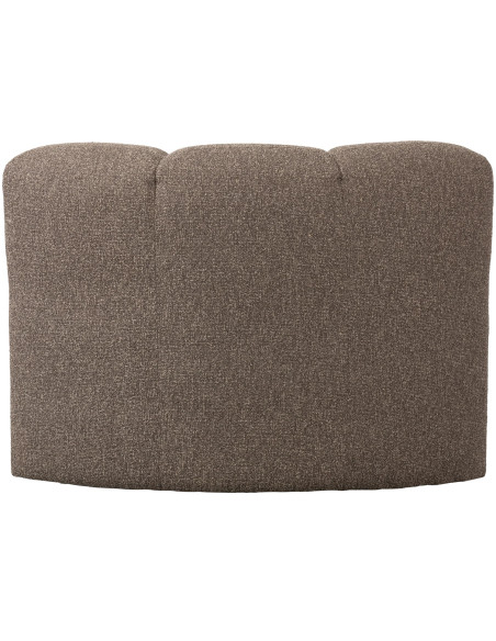 Banc à manger angle Mojo tissu bouclé mélangé brun woood Banc à manger angle Mojo tissu bouclé mélangé brun woood