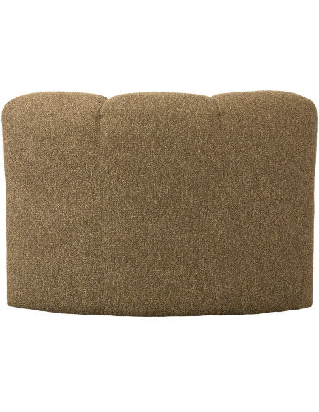 Banc à manger angle Mojo tissu bouclé mélangé jaune brun woood Banc à manger angle Mojo tissu bouclé mélangé jaune brun woood