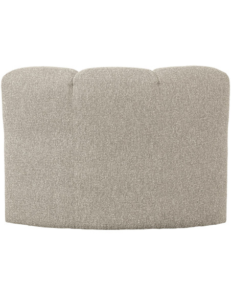 Banc à manger angle Mojo tissu bouclé mélangé beige woood Banc à manger angle Mojo tissu bouclé mélangé beige woood