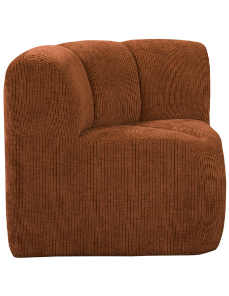 Banc à manger angle Mojo tissu côtelé tissé brun rouille woood Banc à manger angle Mojo tissu côtelé tissé brun rouille woood