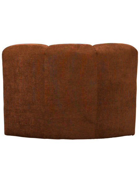 Banc à manger angle Mojo tissu côtelé tissé brun rouille woood Banc à manger angle Mojo tissu côtelé tissé brun rouille woood