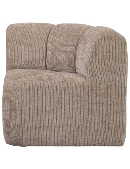 Banc à manger angle Mojo tissu côtelé tissé sable woood Banc à manger angle Mojo tissu côtelé tissé sable woood