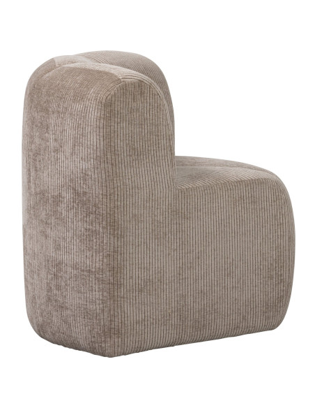 Banc à manger angle Mojo tissu côtelé tissé sable woood Banc à manger angle Mojo tissu côtelé tissé sable woood