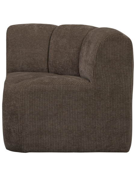 Banc à manger angle Mojo tissu côtelé tissé brun woood Banc à manger angle Mojo tissu côtelé tissé brun woood