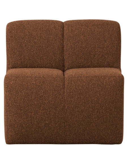 Banc à manger 84cm Mojo tissu bouclé mélangé brun rouille woood Banc à manger 84cm Mojo tissu bouclé mélangé brun rouille woood