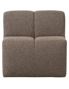 Banc à manger 84cm Mojo tissu bouclé mélangé brun woood