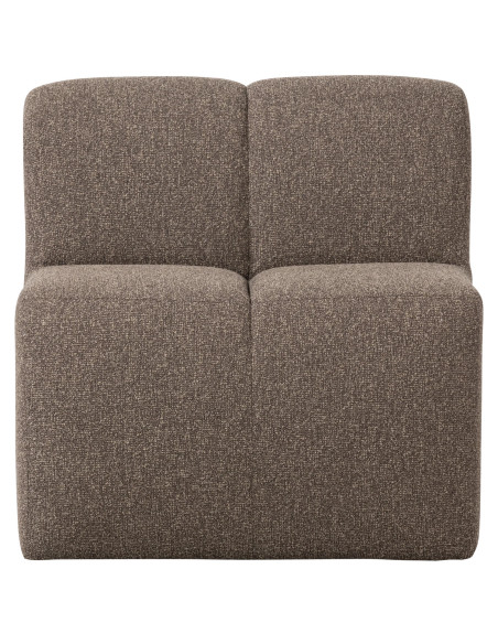 Banc à manger 84cm Mojo tissu bouclé mélangé brun woood Banc à manger 84cm Mojo tissu bouclé mélangé brun woood