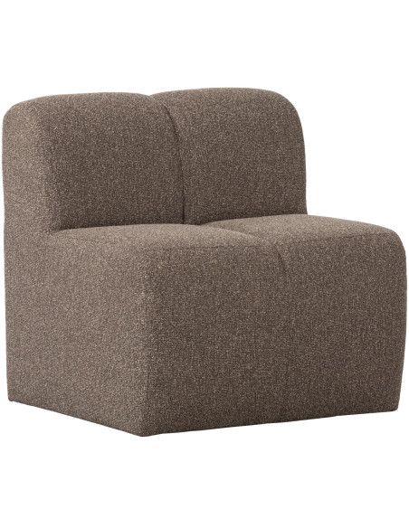 Banc à manger 84cm Mojo tissu bouclé mélangé brun woood Banc à manger 84cm Mojo tissu bouclé mélangé brun woood