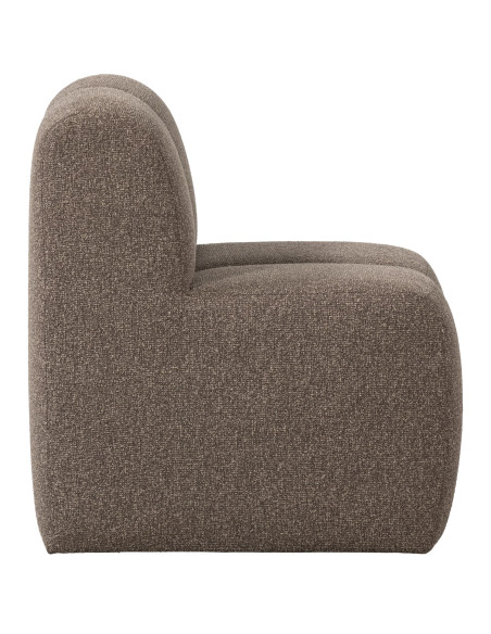 Banc à manger 84cm Mojo tissu bouclé mélangé brun woood Banc à manger 84cm Mojo tissu bouclé mélangé brun woood