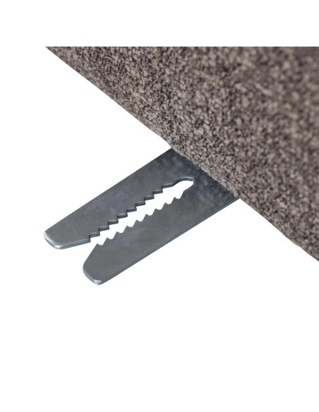 Banc à manger 84cm Mojo tissu bouclé mélangé brun woood Banc à manger 84cm Mojo tissu bouclé mélangé brun woood