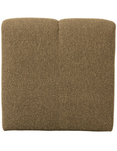 Banc à manger 84cm Mojo tissu bouclé mélangé jaune brun woood