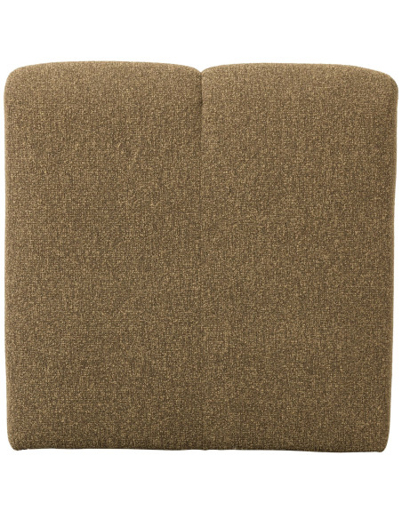 Banc à manger 84cm Mojo tissu bouclé mélangé jaune brun woood Banc à manger 84cm Mojo tissu bouclé mélangé jaune brun woood