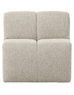 Banc à manger 84cm Mojo tissu bouclé mélangé beige woood