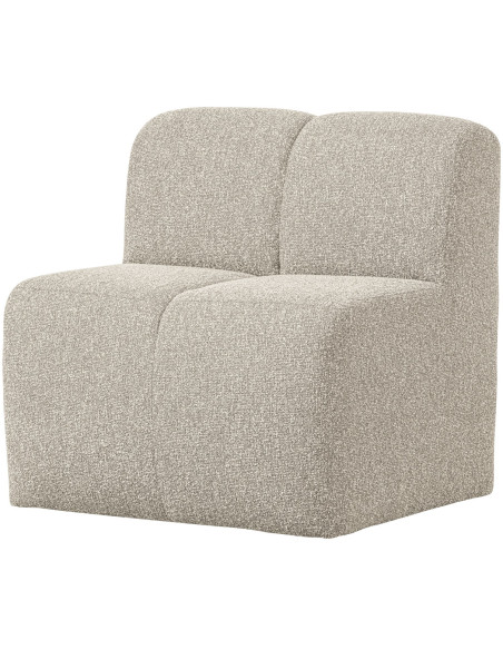 Banc à manger 84cm Mojo tissu bouclé mélangé beige woood Banc à manger 84cm Mojo tissu bouclé mélangé beige woood