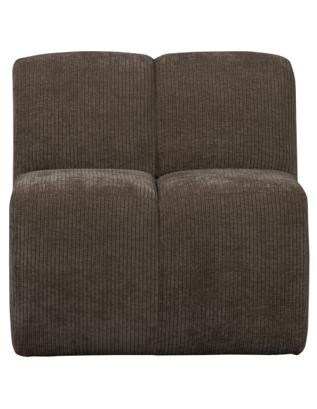 Banc à manger 84cm Mojo tissu côtelé tissé brun woood Banc à manger 84cm Mojo tissu côtelé tissé brun woood