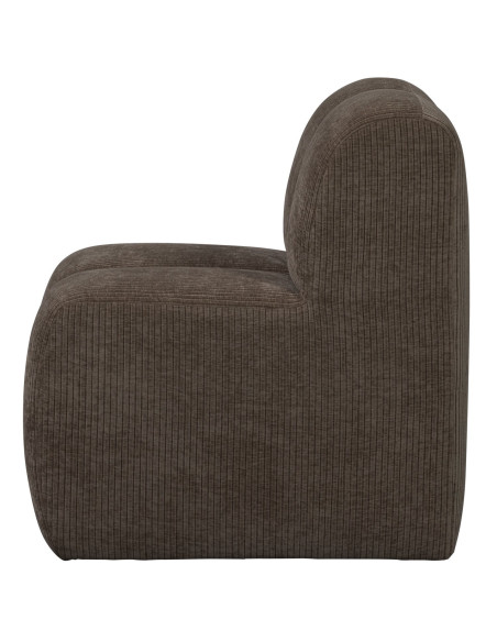 Banc à manger 84cm Mojo tissu côtelé tissé brun woood Banc à manger 84cm Mojo tissu côtelé tissé brun woood