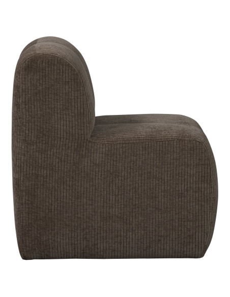 Banc à manger 84cm Mojo tissu côtelé tissé brun woood Banc à manger 84cm Mojo tissu côtelé tissé brun woood