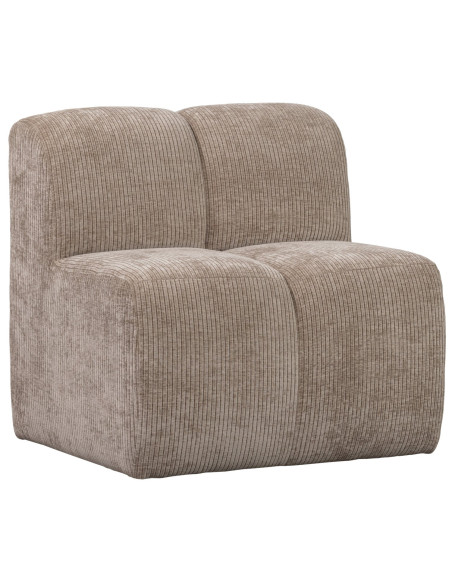 Banc à manger 84cm Mojo tissu côtelé tissé beige woood Banc à manger 84cm Mojo tissu côtelé tissé beige woood