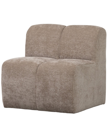 Banc à manger 84cm Mojo tissu côtelé tissé beige woood Banc à manger 84cm Mojo tissu côtelé tissé beige woood