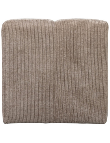 Banc à manger 84cm Mojo tissu côtelé tissé beige woood