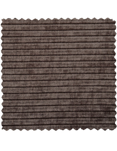 Fauteuil Mojo Pivotant Tissu côtelé tissé brun woood