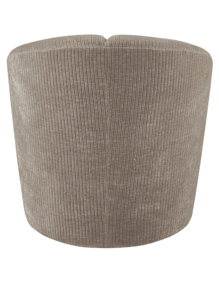 Fauteuil Mojo Pivotant Tissu côtelé tissé jaune brun woood Fauteuil Mojo Pivotant Tissu côtelé tissé jaune brun woood