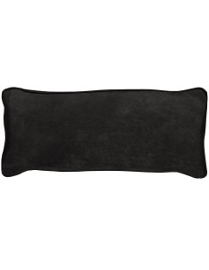 Bean coussin cuir recyclé noir