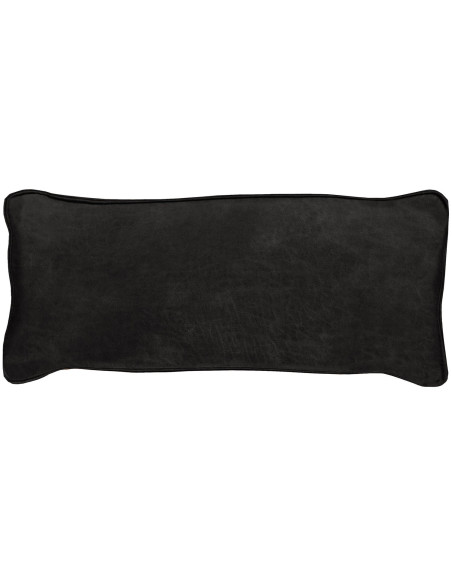 Bean coussin cuir recyclé noir Bean coussin cuir recyclé noir