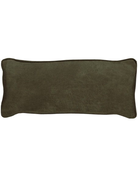 Bean coussin cuir recyclé army woood