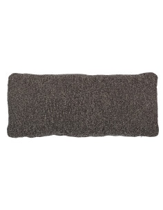 Mojo coussin cuir tissu mélangé tissé brun woood