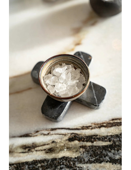 Le dessous de plat en marbre - Noir